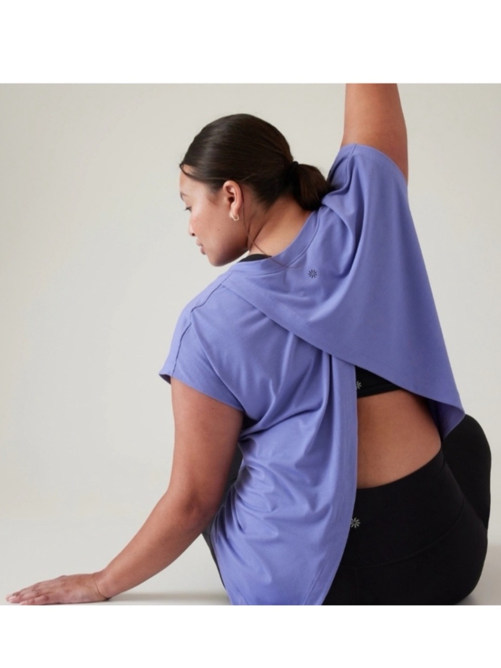 ATHLETA Open Back or Tie Back Explore Tee